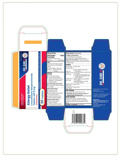 Carton Labeling (Levocetirizine Dihydrochloride   Pdp)